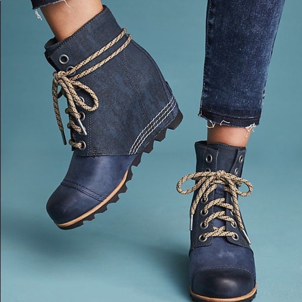 Sorel Women’s PDX Wedge Navy Collegiate Size 9.5